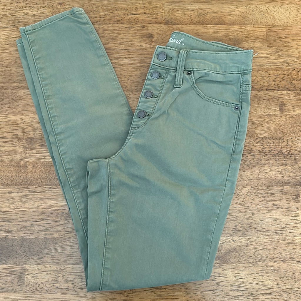Universal Thread Green Button Fly Pants